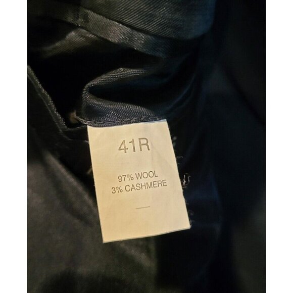 Jos A Bank Wool Cashmere Blend Charcoal Gray Blazer Sportcoat Size 41r - Picture 7 of 7